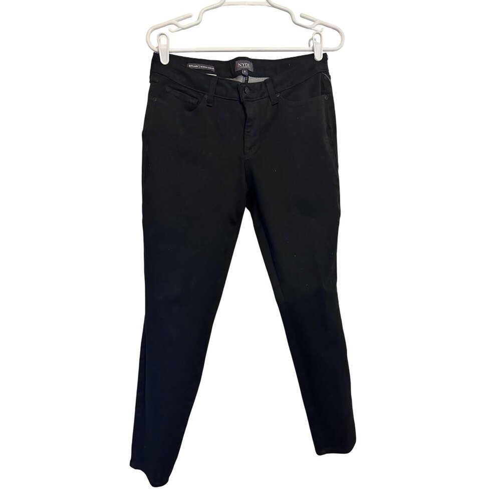 NYDJ Dylan Skinny Ankle Pants Black Stretch Lift Tuck NWT Size 6 M38Z1949